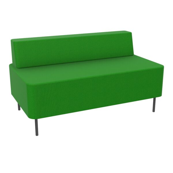 ZELIE CHAUFF.2PL.L120 CM 4PIEDS AVEC DOSSIER A1 A1 SC, Assises modulaires