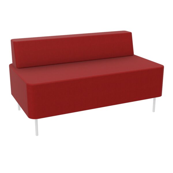 ZELIE CHAUFF.2PL.L120 CM 4PIEDS AVEC DOSSIER E6 E6 ZO, Assises modulaires